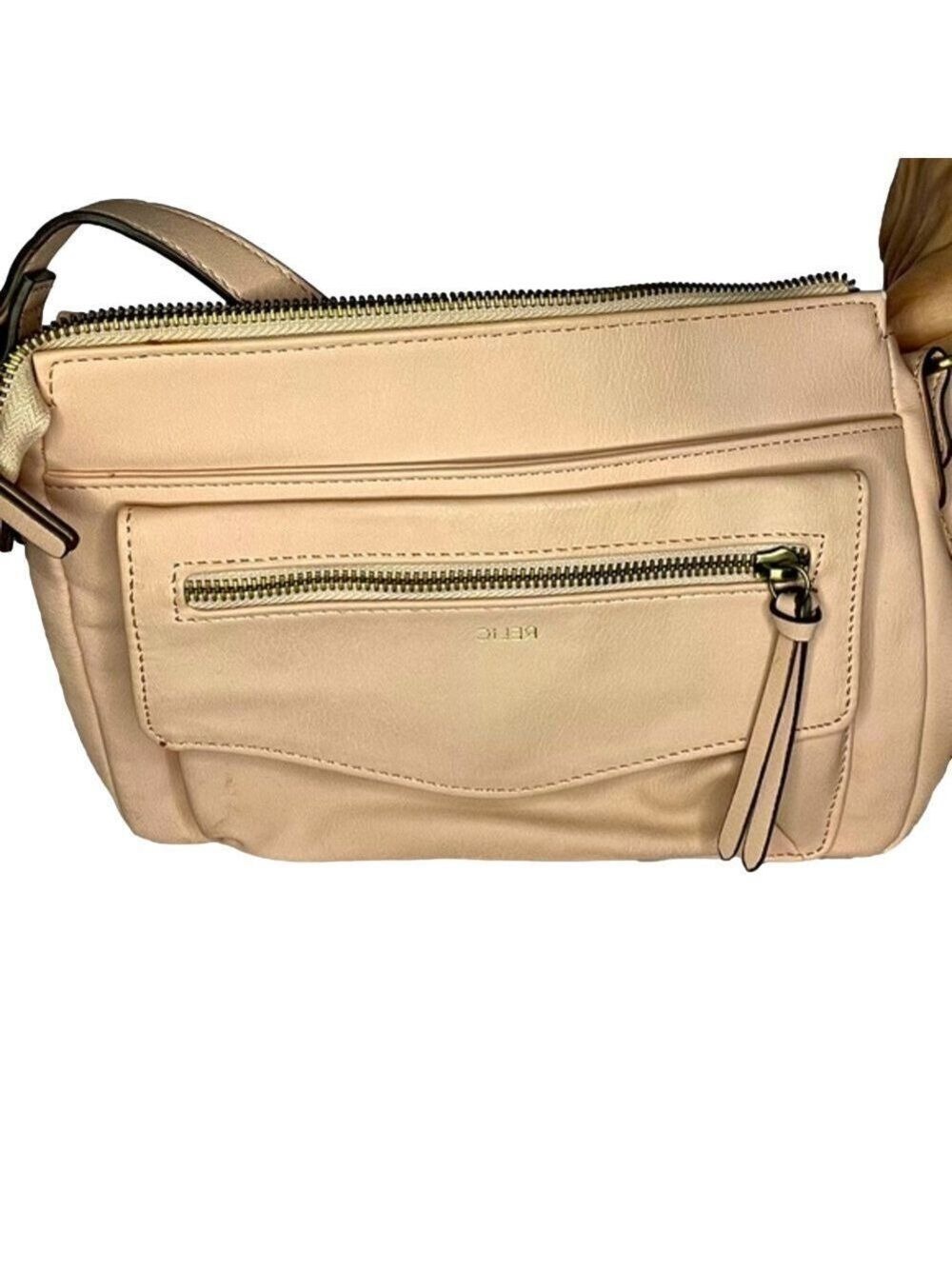 Relic by Fossil Leather Crossbody Bag, Size 10”x8”X 1.5” Approximate Measurement
